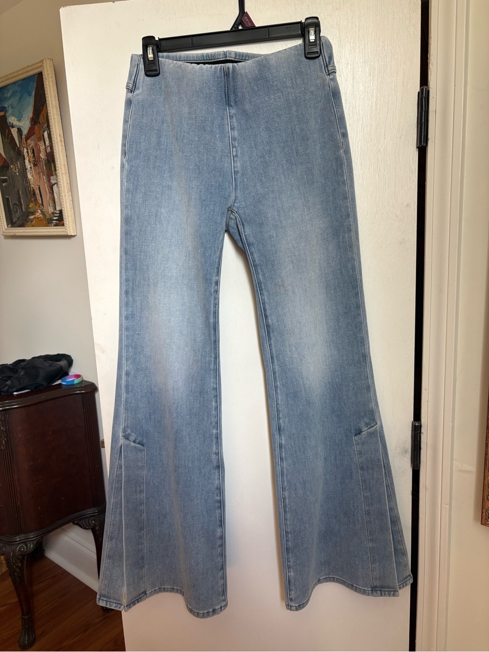 Soft Surroundings Light Blue Wide-Leg Flare Jeans ☮️